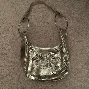 Gold handbag